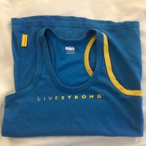 Nike Livestrong Blue Tank Top